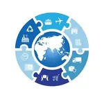 Global supply chain illustration